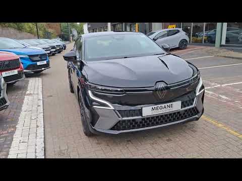 BRAND NEW 2026 RENAULT MEGANE E-TECH 100% Electric Techno Esprit Alpine in Black @ Renault Croydon.