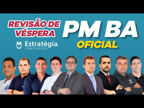 Revisão de Véspera PM BA (Oficial)