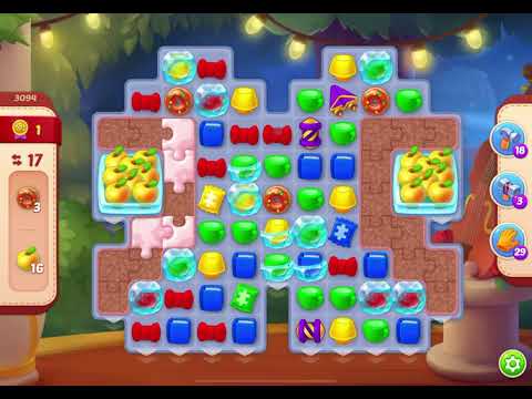 HomeScapes Level 3094 no boosters (18 moves)