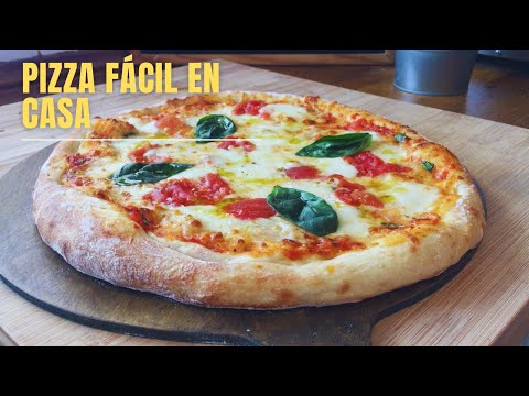 COMO HACER MASA DE PIZZA ITALIANA RAPIDA. Pizza Napolitana. Receta rápida