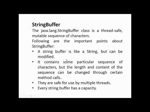 Learn Java Programming Tutorial For Beginners In Hindi Part 9 Stringbuffer