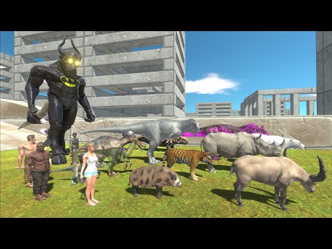 GOTHAM RACE Escape from BATMAN KOZAROG - Animal Revolt Battle Simulator
