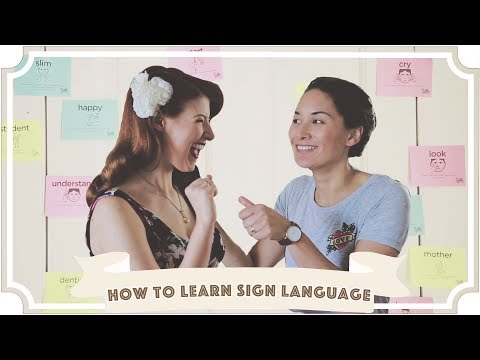 How To Learn Sign Language Quickly / Sketch [CC] Video
