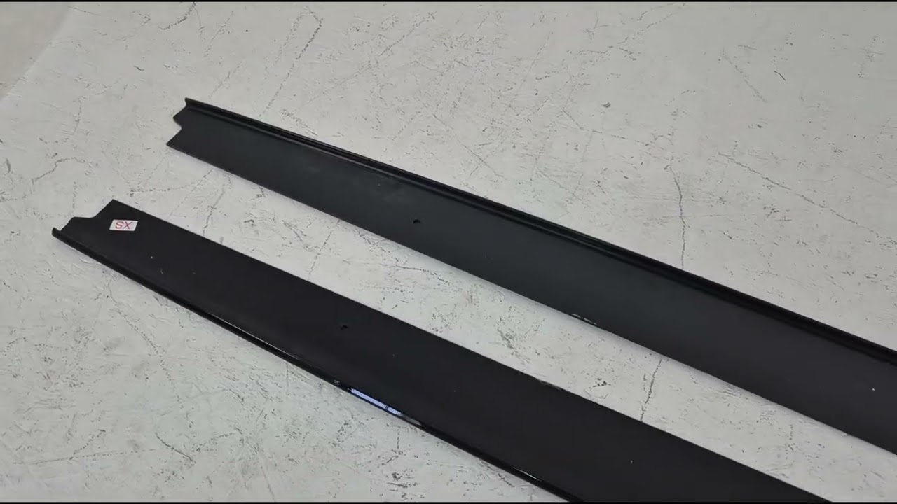 BMW řada 5 E60/E61 2003–2010 Boční prahy (černý lesk) Video 1
