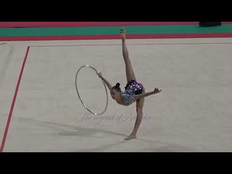 Yosmina RAKHIMOVA (UZB) hoop - 2022 worlds Sofia Qualifs