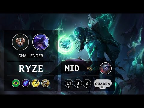 Ryze Mid vs Tristana - BR Challenger Patch 9.21