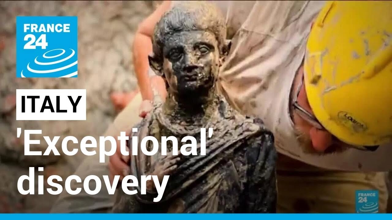 'Exceptional' discovery as ancient bronze statues emerge in Tuscany • FRANCE 24 English