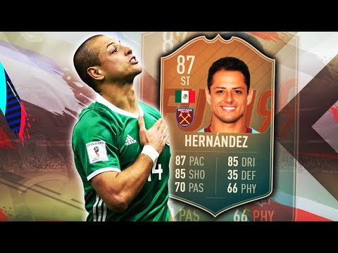 FLASHBACK HERNANDEZ CHICHARITO 87! BROKEN FINESSE SHOTS! FIFA 19 ULTIMATE TEAM