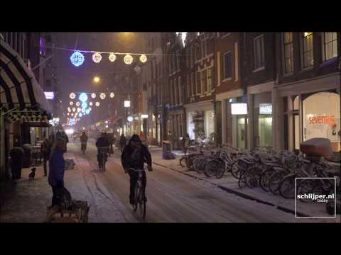 171211 snow at haarlemmerdijk