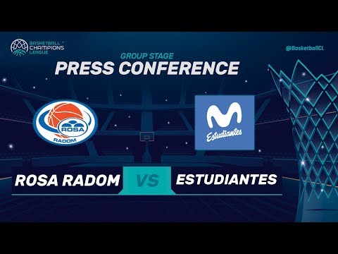 Rosa Radom v Movistar Estudiantes - Press Conference - Basketball Champions League 2017-18