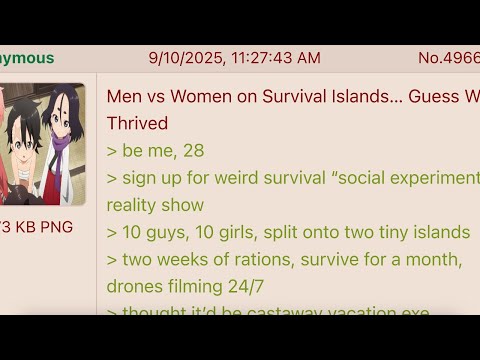 Men vs Women on Survival Islands… Guess Who Thrived II Greentext Stories