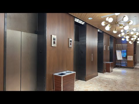 OTIS Elevonic 411M Traction Elevators @ Disney's Contemporary Resort, Lake Buena Vista, Florida