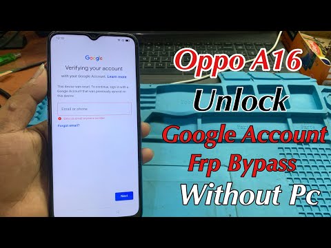 Oppo A16 Frp Bypass Without Pc Unlock | Oppo A16 Google Account Frp Bypass New Method