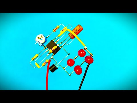 Amazing Breathing LED Circuit , How Make Breathing LED At Home#saelectric