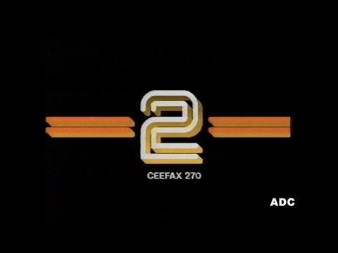 BBC2 announcer Richard Straker 20th July 1984