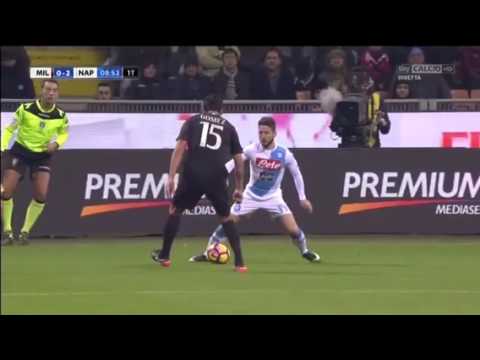 Callejon : Goal vs Ac Milan