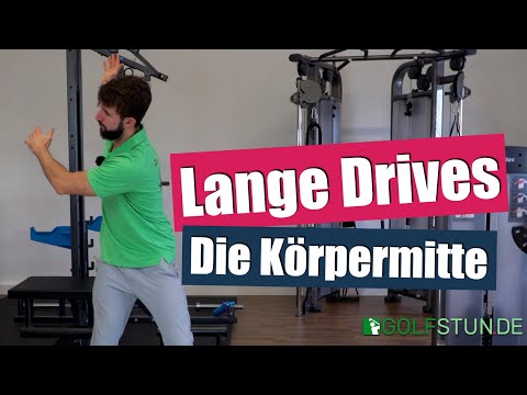 Funktion der Körpermitte im Golfschwung (Lange Drives)
