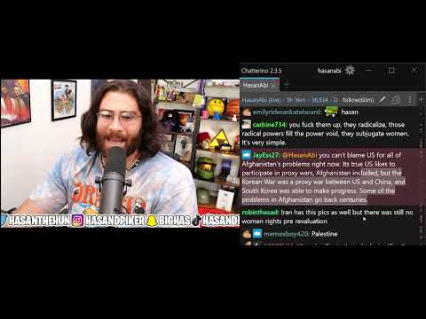 Hasanabi reacts to Last Week Tonight on Afghanistan | Stream 8/16/22