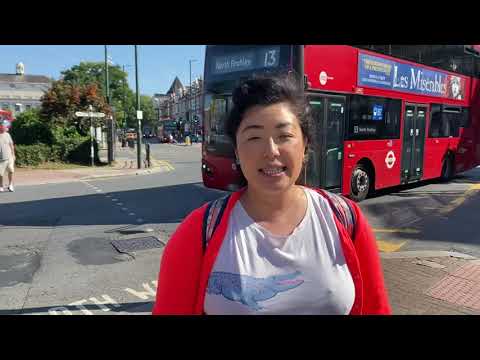 ファッションビジネス学科 【普段のロンドンの風景】９月に撮影したものです！１−２ヶ月に１回くらいしか私は外食をしないのですが、この日は友達と韓国料理を食べたり、アジア食材店へ行きました！