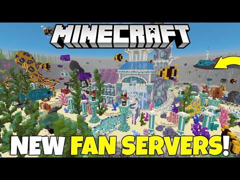 NEW FAN SERVERS For Minecraft 1.20! Public, Survival, Bedrock Edition!