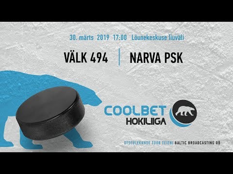 Välk 494 - Narva PSK, 30.03.2019 - Coolbet hokiliiga