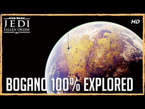 BOGANO 100% Explored 【STAR WARS JEDI: FALLEN ORDER】 Full Platinum Walkthrough Gameplay Part 19