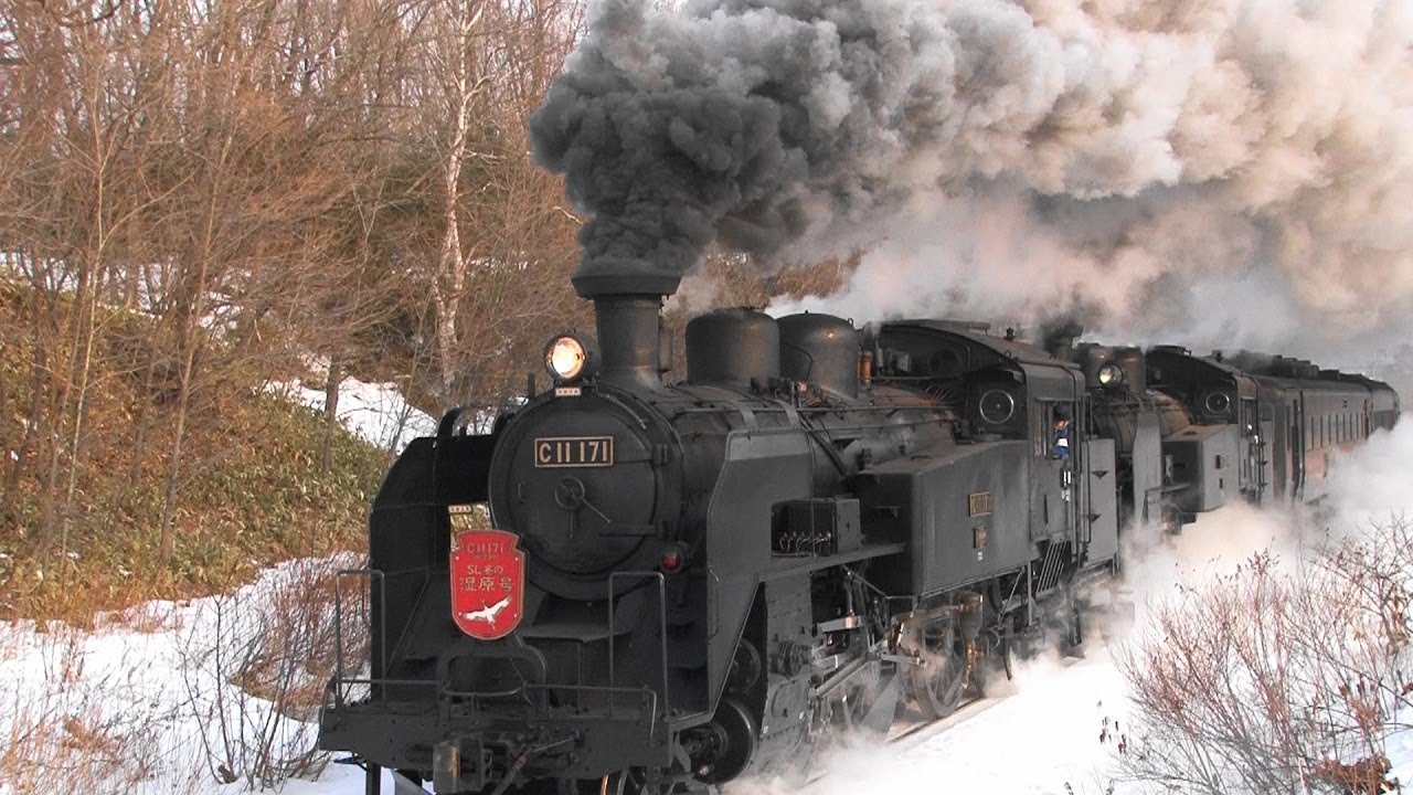 『ＳＬ冬の湿原号』迫力満点の重連運転（２０１１年・２０１４年撮影）