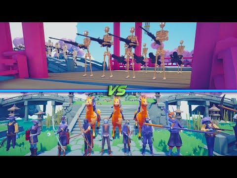 SKELETON ARMY vs EVERY FACTIONS Tabs - Totally Accurate battle Simulator