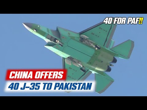 China's 40 J-35 Stealth Fighter Deal with Pakistan Threatens India's AIR Superiority!