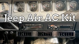 Installing AC in my old Jeep YJ - Jeep Air Kit