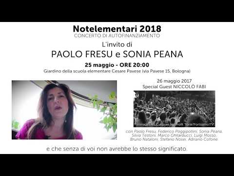 Notelementari 2018 l'invito di Paolo Fresu e Sonia Peana, Special Guest Eugenio Finardi