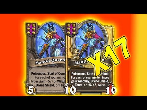 I Got 17 Mantid Queen! And Broke A World Record! | Christian Hearthstone Battlegrounds