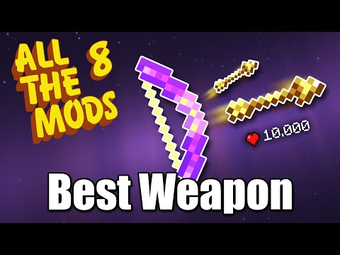 EpicEnchants - How to make the BEST Bow! | Minecraft All the Mods 8 | Overpowered Weapon