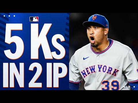 BIG 2-INNING SAVE FOR Edwin Díaz! (Struck out 5 of the 6 batters he faced ⚡️)
