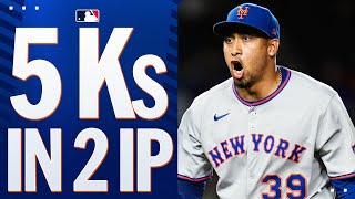 BIG 2-INNING SAVE FOR Edwin Díaz! (Struck out 5 of the 6 batters he faced ⚡️)