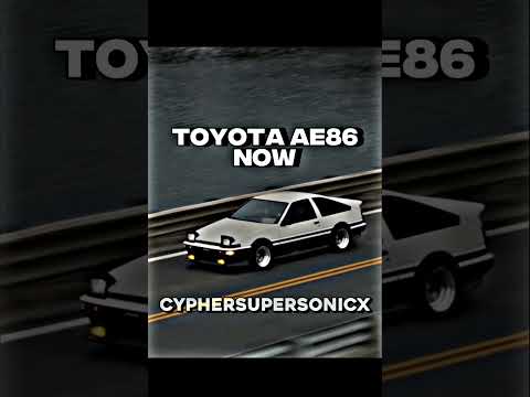 Toyota AE86 Now vs Then #toyota #ae86 #jdm #drift #initiald #streetracing