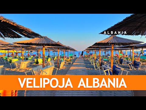 KJO ËSHTË VELIPOJA, ALBANIA 🏝️ SUMMER SEASON 2025 🍹 SEZONI VEROR NË VELIPOJË⛱️ [4K HDR ASMR]