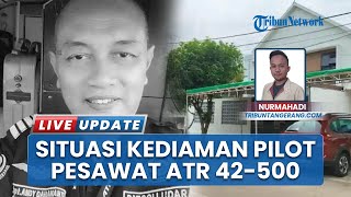 Suasana Kediaman Capt Andy Dahananto Pilot Pesawat ATR 42-500 yang Jatuh di Maros Sulsel