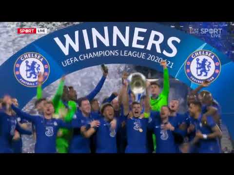 Chelsea lift the UEFA Champions League!
