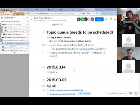 Lang Team Sync: Unsafe Code Guidelines