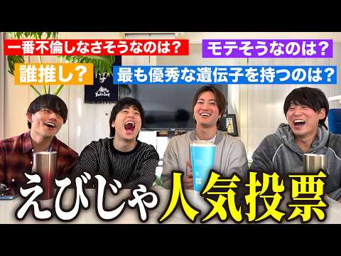 結局俺らって誰が一番人気なん？