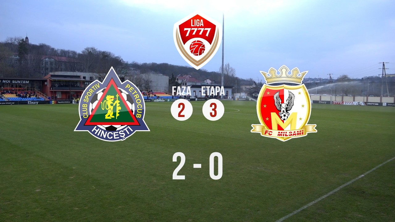 Petrocub Hîncesti vs Milsami Orhei Highlights