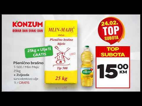 TOP subota u Konzumu!  24.02.2018.