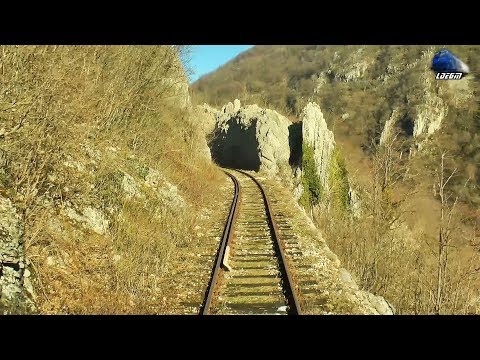 🚂😍Amazing Train Rear View pe Linia Montană Oravița-Anina Mountain Railway - 15 February 2019