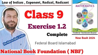 Class 9 Exercise 1.2 NBF Maths  national book foundation Maths Ex 1.2 federal board Maths FBISE Math