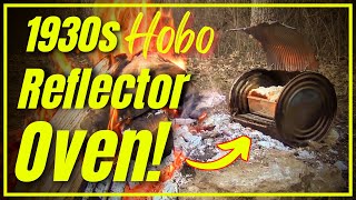 1930s Hobo Reflector Oven 🔥 DIY Campfire Baking with a Tin Can!