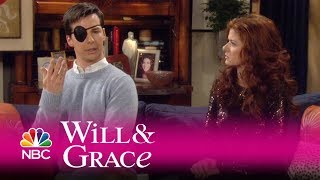 Will &amp; Grace - Jack Unveils His Eyebrow Tragedy (Highlight)