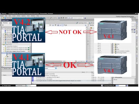TIA Portal incompatible firmware version - problem solved