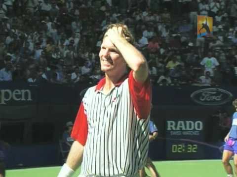 Courier jumps into Yarra River: 1992 Australian Open