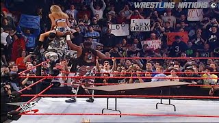 Dudley Boyz Smashed Stacy Keibler Through the Table